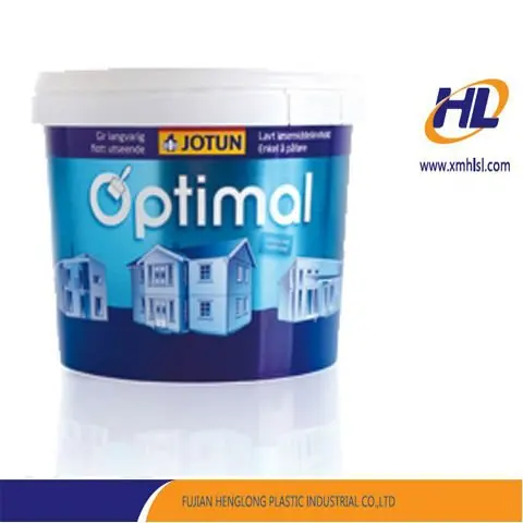 
IML plastic paint container 