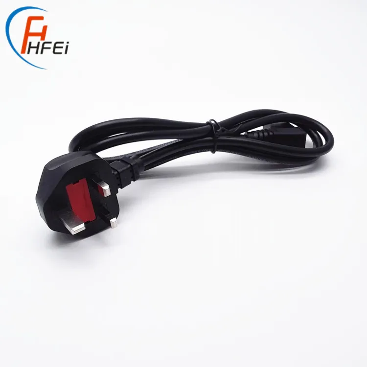 HF 2-prong pin EU UK AC Power Cord Cable  for PC inserts electric socket 3 porng plug to iec 60320 c13
