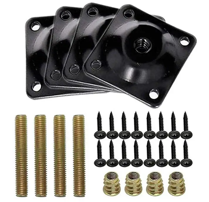 
Крепежные ножки, крепежные пластины для мебели, Т-образные ножки для дивана с крепежными болтами для мебели, диванов, диванов, сидений 