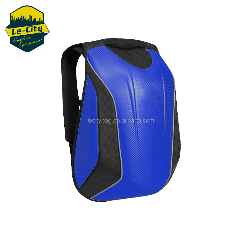 2018 best Hot Sale hard shell motorcycle bag backpack,shoe helmet laptop sleeve compartment function riding cycling pack