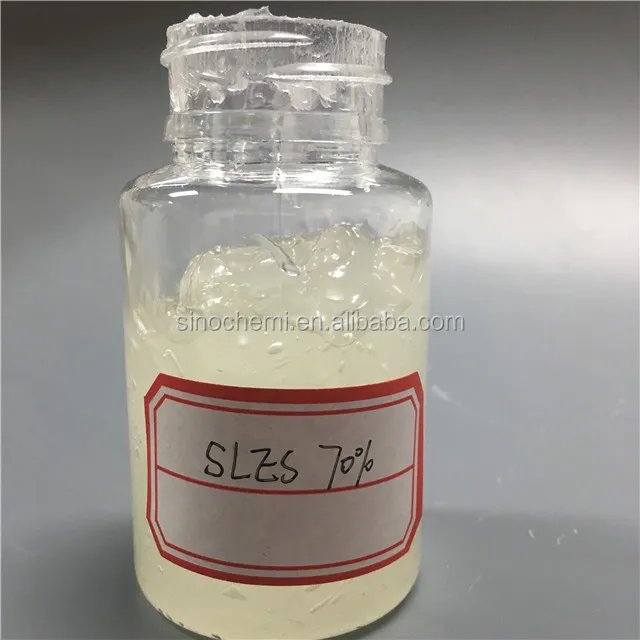  70% анионное поверхностно-активное сырье sles для мыльной промышленности