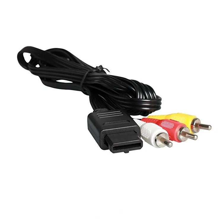  AV-кабель для SNES/N64/GameCube 1 8 м RCA AV композитный кабель-адаптер аудио