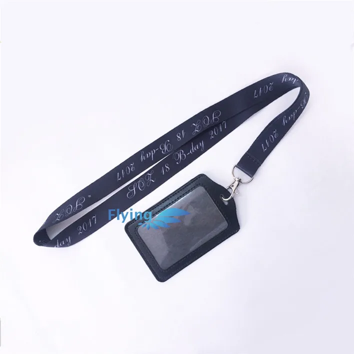 Promotional Sublimated Lanyard Printed  With Id Badge Holder
