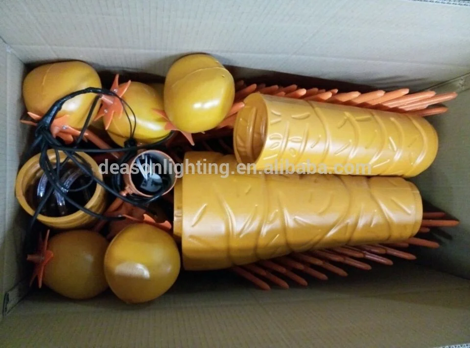 Outdoor Artificial Palm Trees with Solar Lights