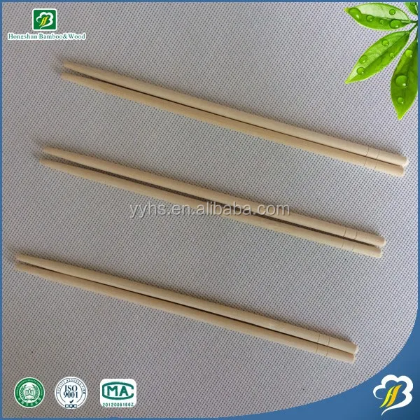 Bulk wooden and bamboo round Chinese chopsticks