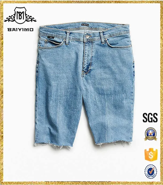 2017 Оптовая Качество Новая Мода Дизайн Мужская Среза Denim Скейт Джинсы Doxer Короткие