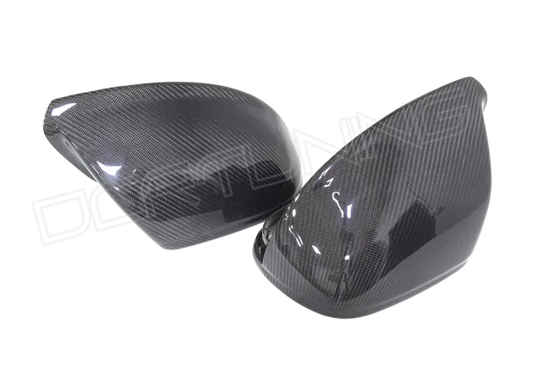 For Audi Q5 Q7 SQ5 Replacement Style Carbon Fiber Rearview Mirror Cover With Lane Assit Auto Side Door Mirror Shell