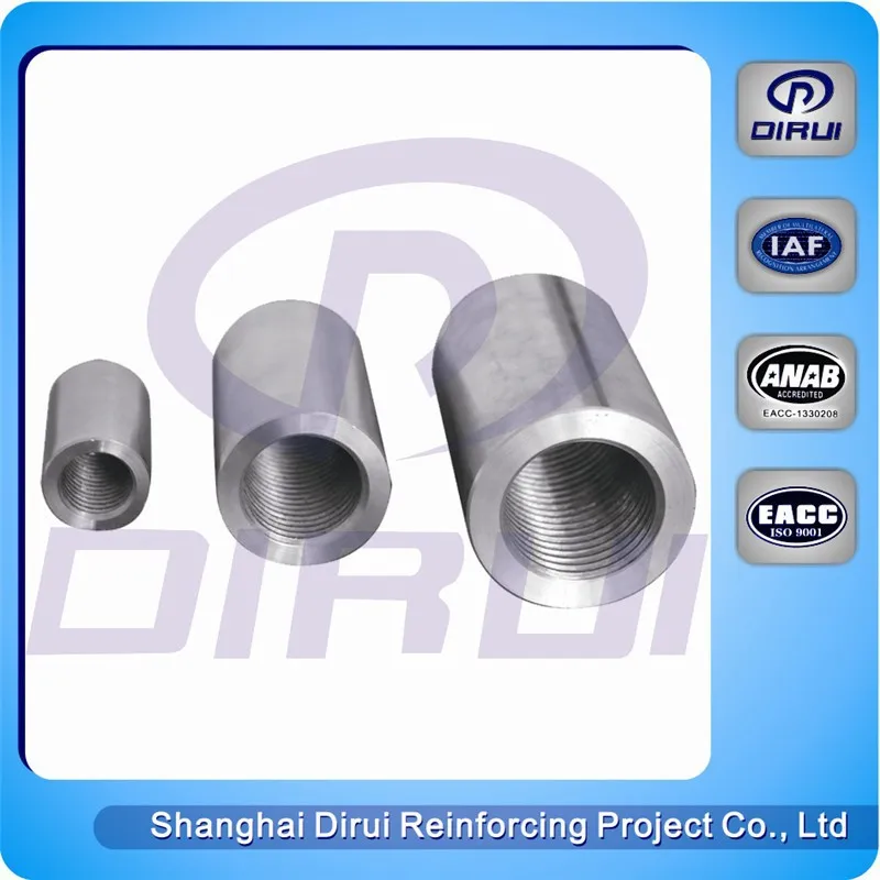 45C/40Cr material rebar coupler products/railway connector yoke/ mechanical bar coupling
