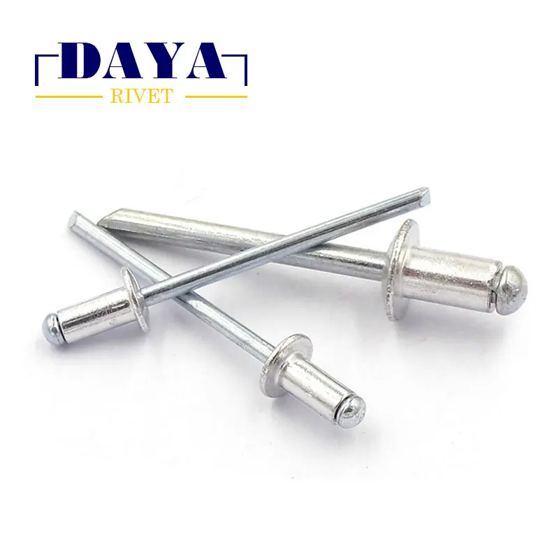 M3.2-M6.4 month open decoration nickel pop rivet blind rivet aluminum rivet