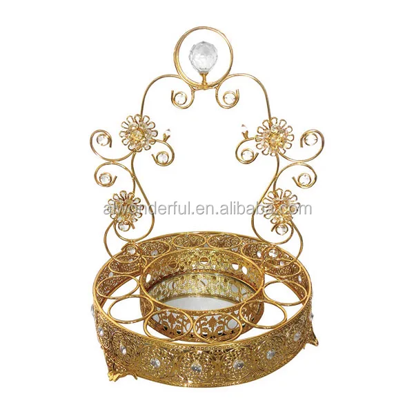 2024 decorative metal cup and jug holder sets