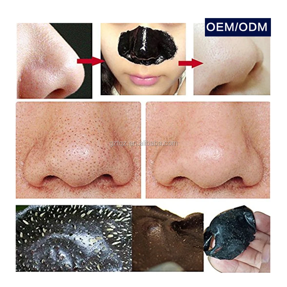 Private Label Charcoal Blackheads  Pores Remove Black Peel Off Gel Face Mask