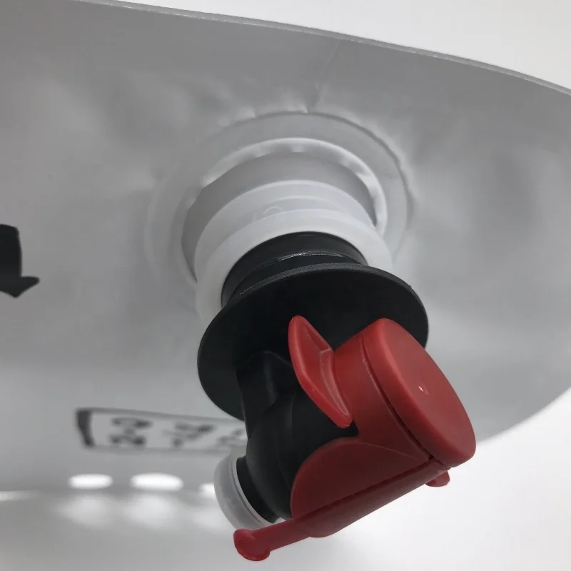 5l bag in box wine dispenser juice, water, oil bag-in-box with tap valve Aluminum foil wine bag