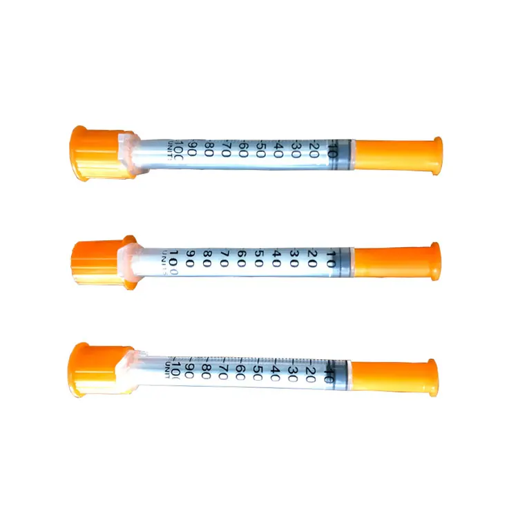 Fine of high quality  the best quality orange cap insulin syringe