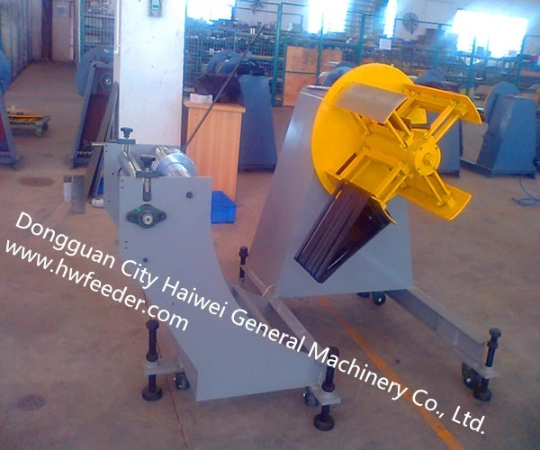
Factory price metal sheet recoiler machine with tightening device (RMT-400 ) 