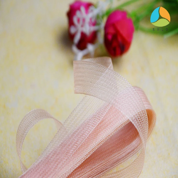 Horsehair crinoline 75mm stiff flat horsehair braid