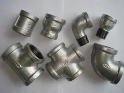 Sfenry Malleable Cast Iron Pipe Fittings ASTM A197 Male And Female 90 Degree Elbow