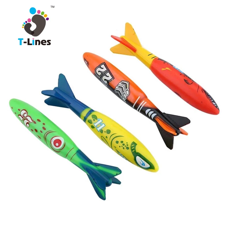 Underwater summer torpedo fish swimming pool diving toys