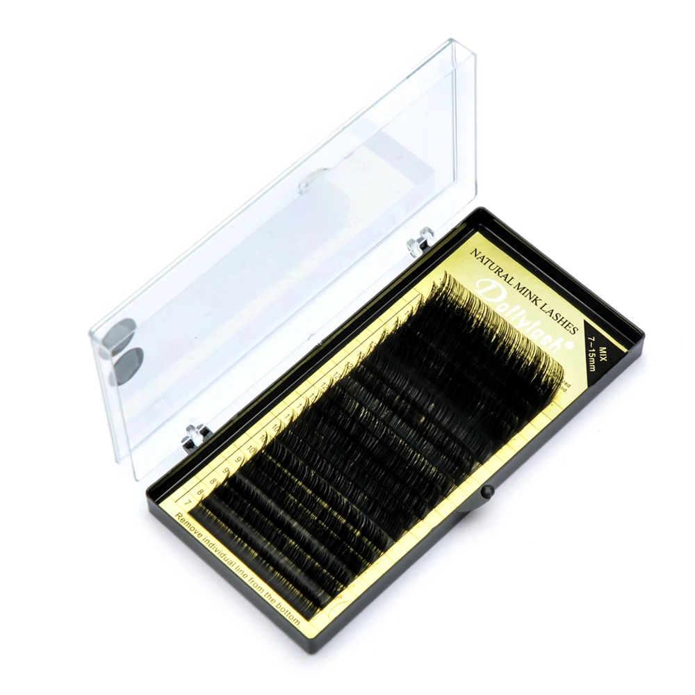 Mix Length 7-15mm Individual Eyelash Extension All Size In Stock russian eyelash extension