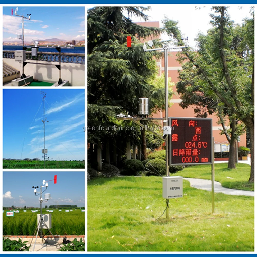 Agriculture Monitoring Automatic optional sensors Meteorological Station Weather Station
