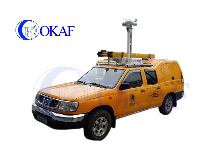 Led Telescopic Lighting Masts Night Scan Fold-down Vehicle Roof-mounted Light Tower