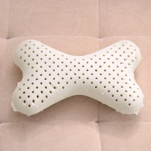 Bone Shape With Fastening Strap Car Neck Pillow Latex Head Rest Support Dog Bone Car Neck Pillow