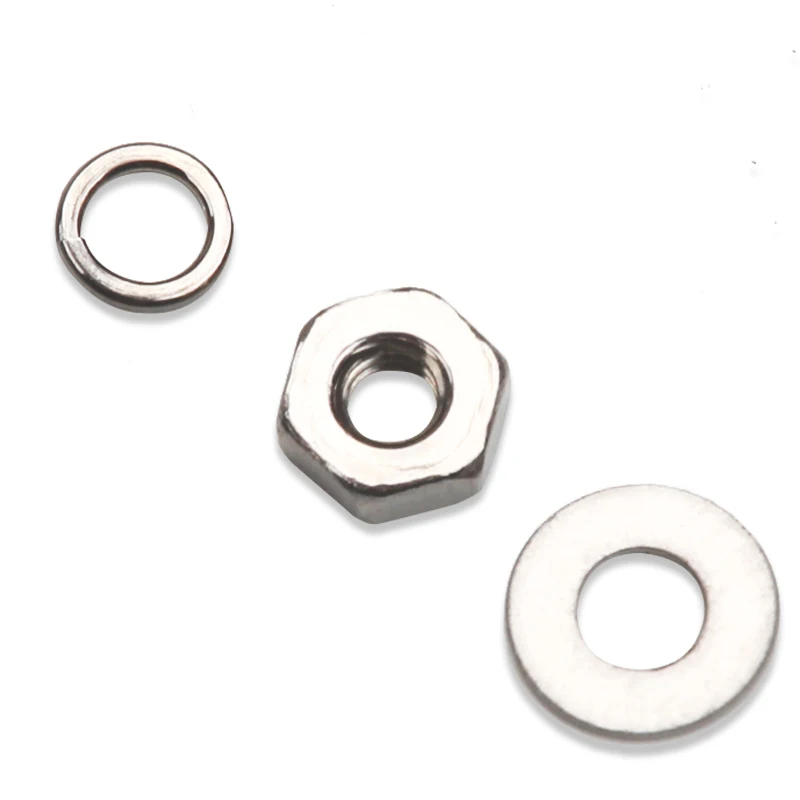 Urlwall Stainless Steel Hexagon Socket Head Cap Screws Hex Bolts Washer Nut Assortment Kit