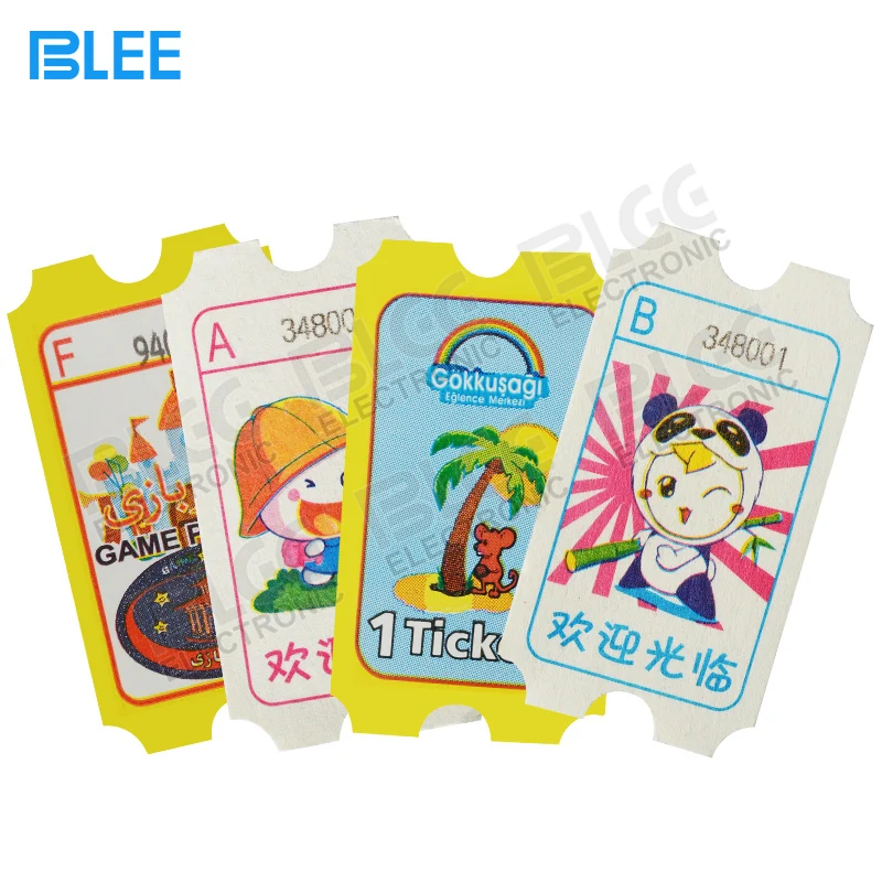 Customized pull tabs lottery redemption printing tickets for Game machine with wholesale price from China