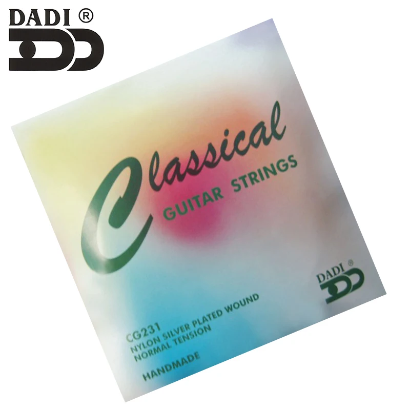 
DADI student nylon sliver plated wound hard tension classical guitar string set for wholesale 