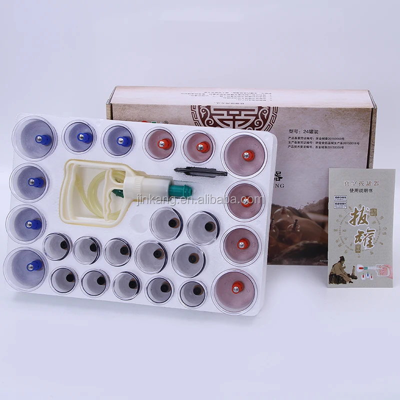 
Терапевтическое устройство для баночной терапии, Набор баночек для массажа с 24 чашками 