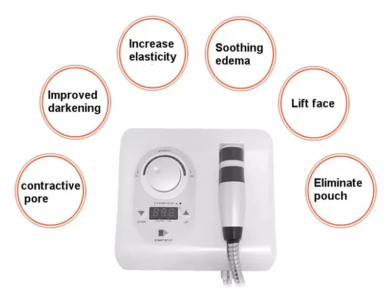 Portable Needle Free Injection Cryo Cool System Electroporador Skin Tightening Machine