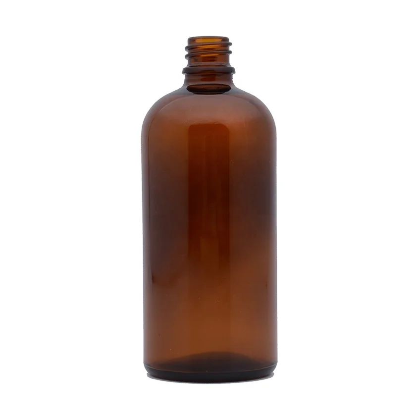 In stock 150ml amber chemical reagent glass bottle with PTFE cap