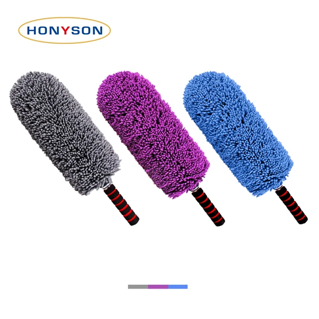 automatic car wash equipment cleaning duster Microfiber mop of car wax brush/duster