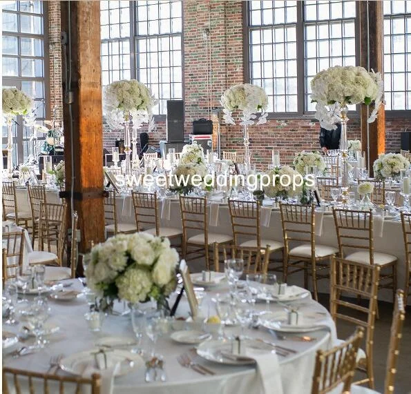 Новинка, высококачественные красивые украшения для свадебной вечеринки, центральные части, акриловая подставка для цветов с кристаллами