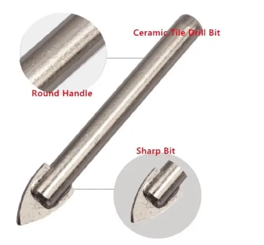 China made Tungsten Carbide TCT Glass Tile Drill Bit