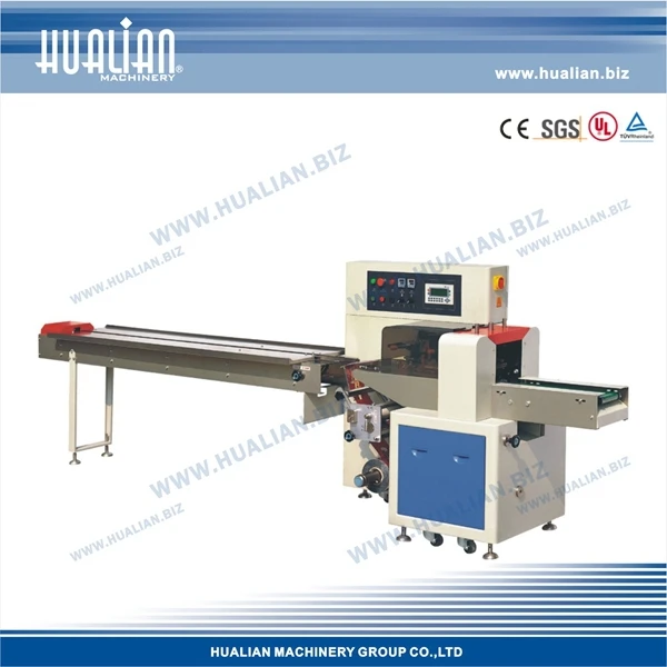 DXDZ-250X Hualian Horizontal Pillow Type Candy Sugar Pouch Bag Packing Flow Pack Machine