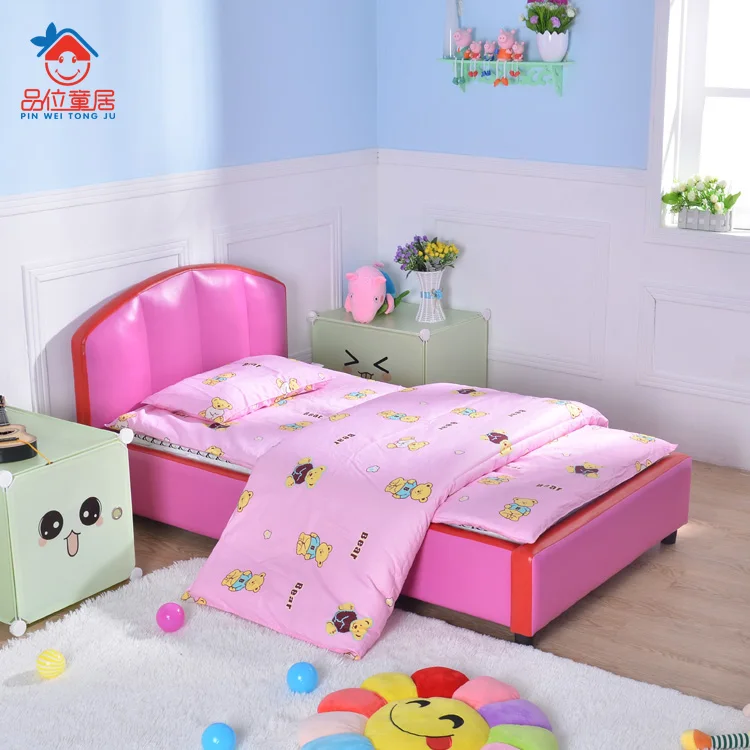 Dongguan factory wholesale upholstery bed for kids