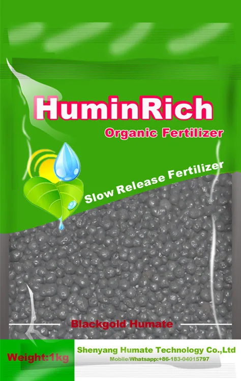 Huminrich Control Release Black Urea Humic Acid Organic Tomato Granular Mkp Fertilizers