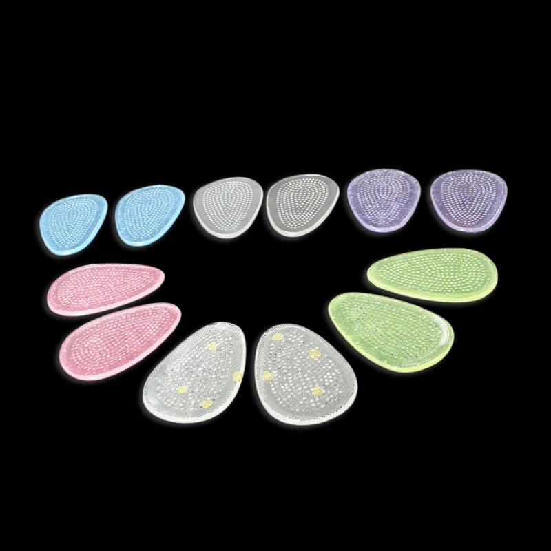 Wholesales 2 Pairs Anti-skid Silicone Gel Insoles High Heel Shoes Forefoot Front foot Pad