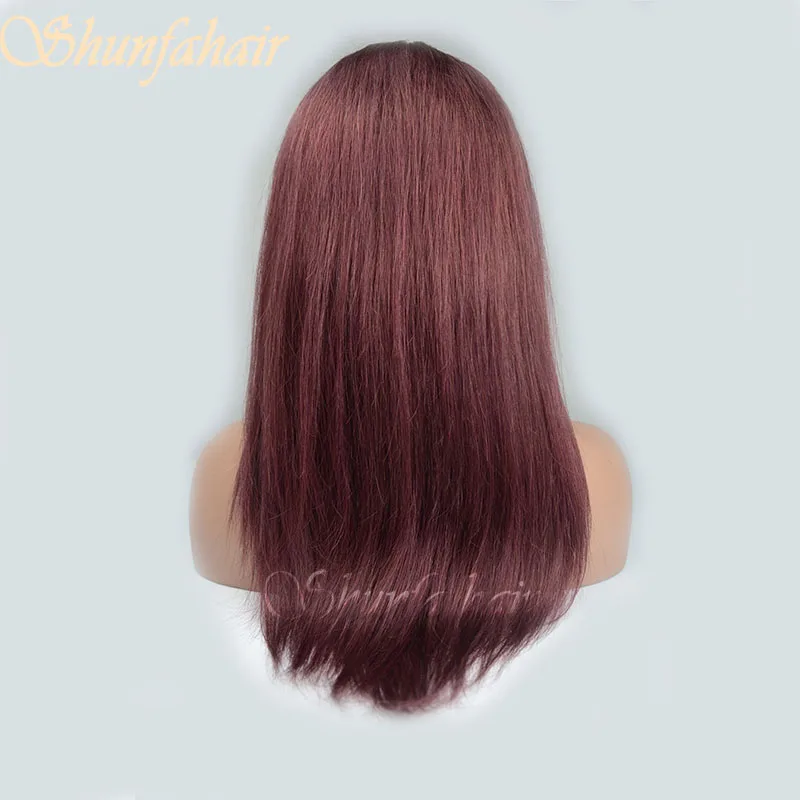 Full lace wig virgin cuticle human blonde color hair replacement form hair factory