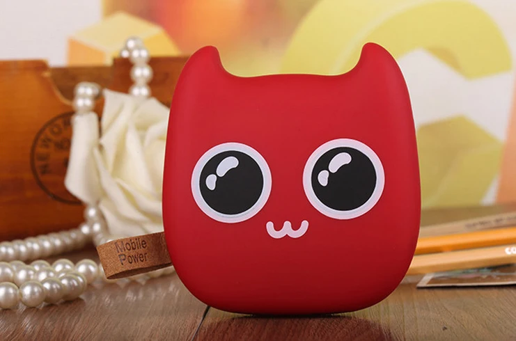 
Electric Gift Cute Cartoon 12000Mah Portable Charger External Custom Battery Power Bank 