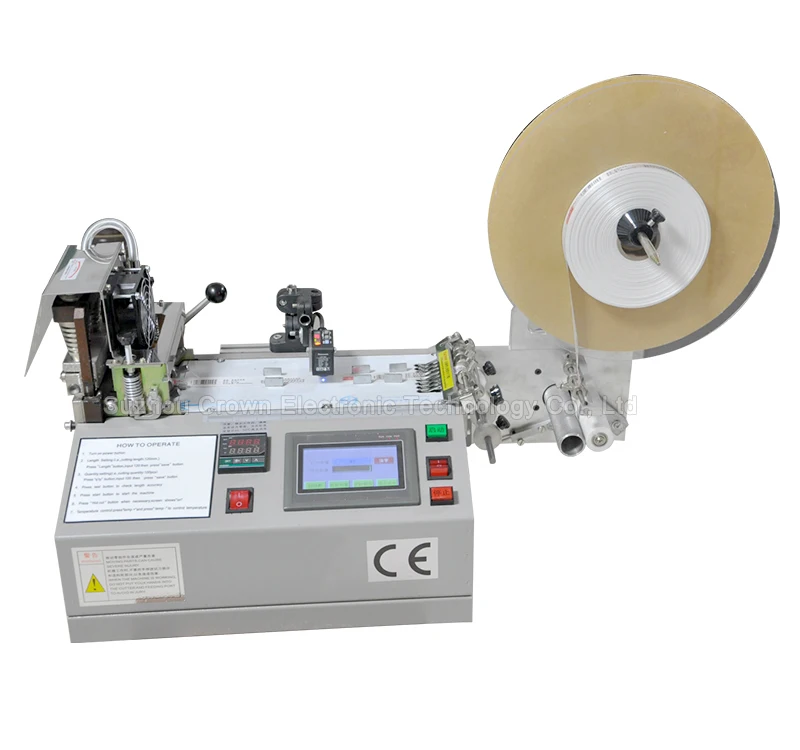 Компьютерная машина для горячей холодной резки тканых этикеток печатных и из