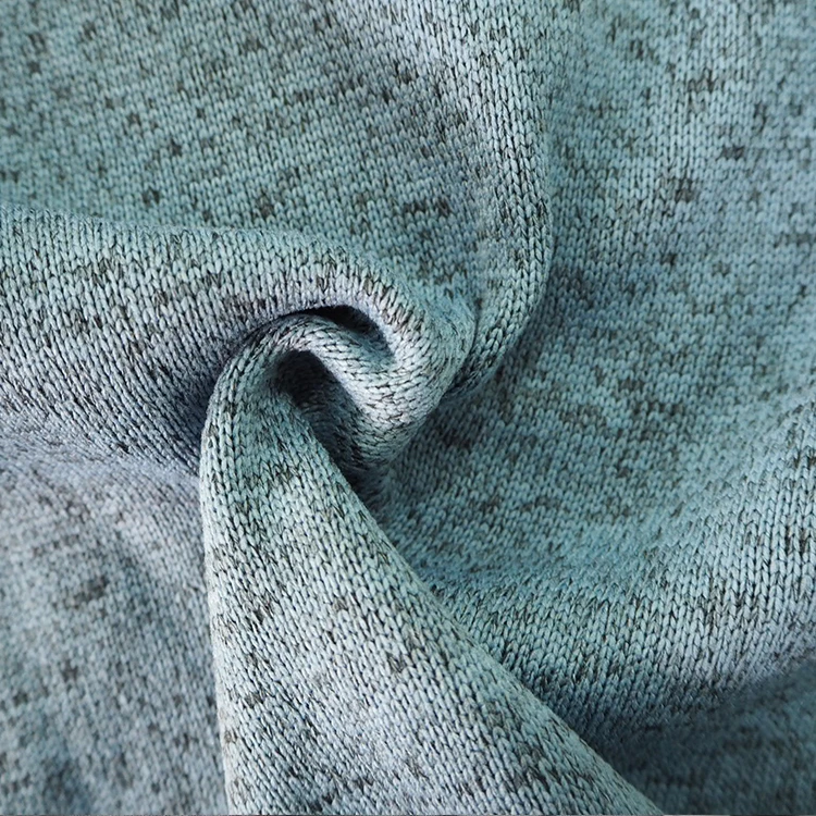 
Custom polartec wide width 100 polyester bonded melange wholesale flannel sherpa polar fleece fabric 