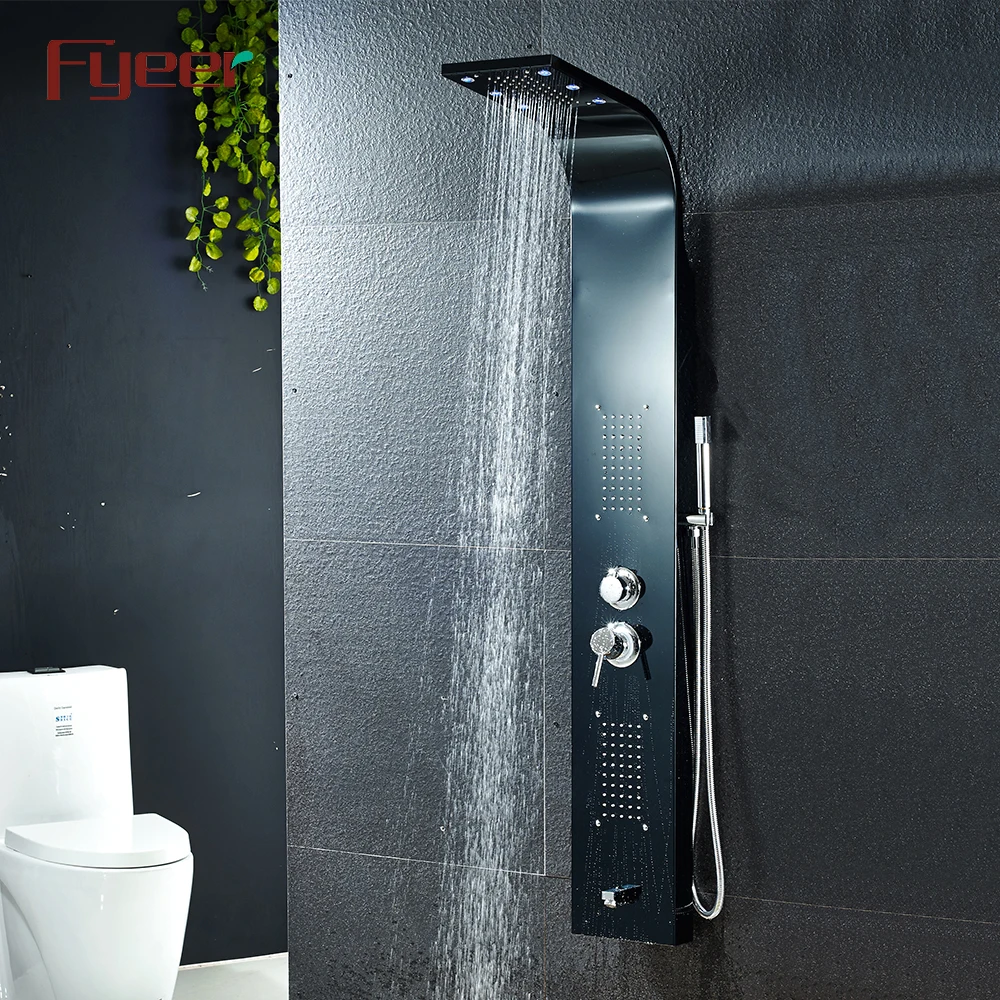 
Fyeer 2018 New Wall Shower Panel with LED Lights 