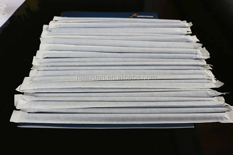 Chinese manufacturer customized logo individual single straw packing machine