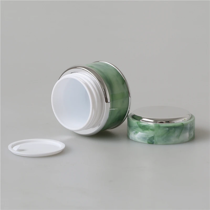 luxury nail gel jar 50 ml colorful plastic cosmetic cream container