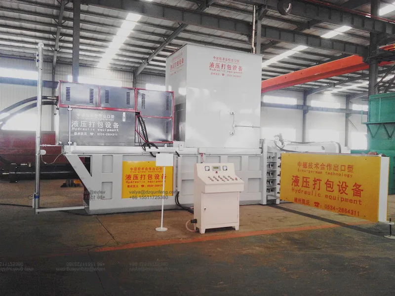 Горизонтальный и вертикальный пресс для макулатуры