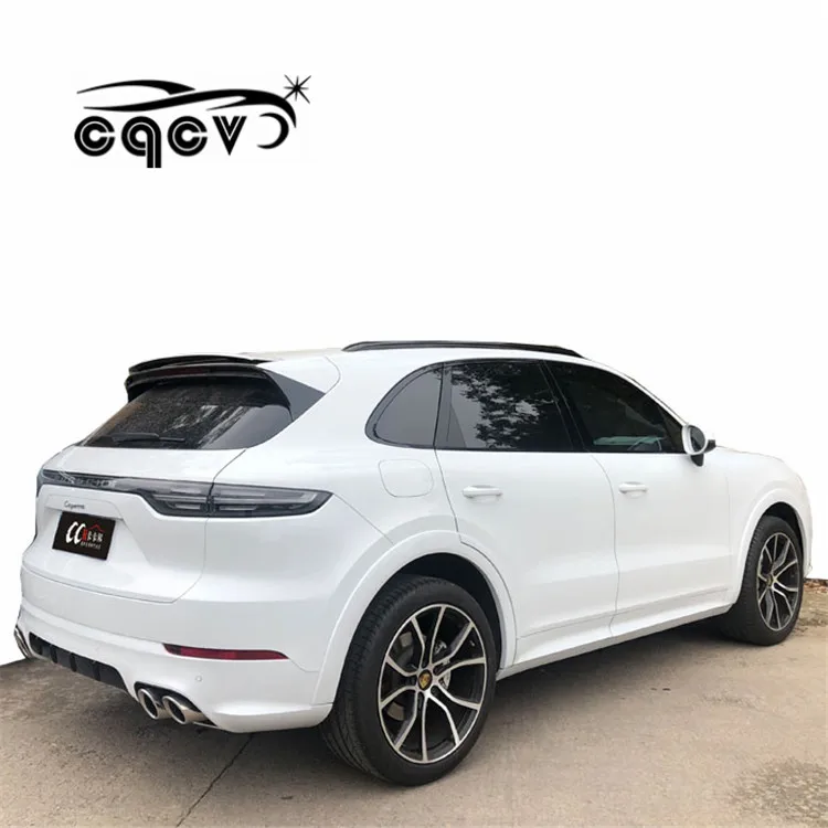 Beautiful 2018 plastic material wide body kit for Porsche Cayenne in  SD style front bumper rear bumepr fender side skirts