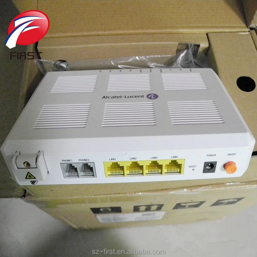 Оригинальный Alcatel Lucent Bell I-240E 4 LAN 2 портами Gpon ОНУ FTTH Ont SC UPC