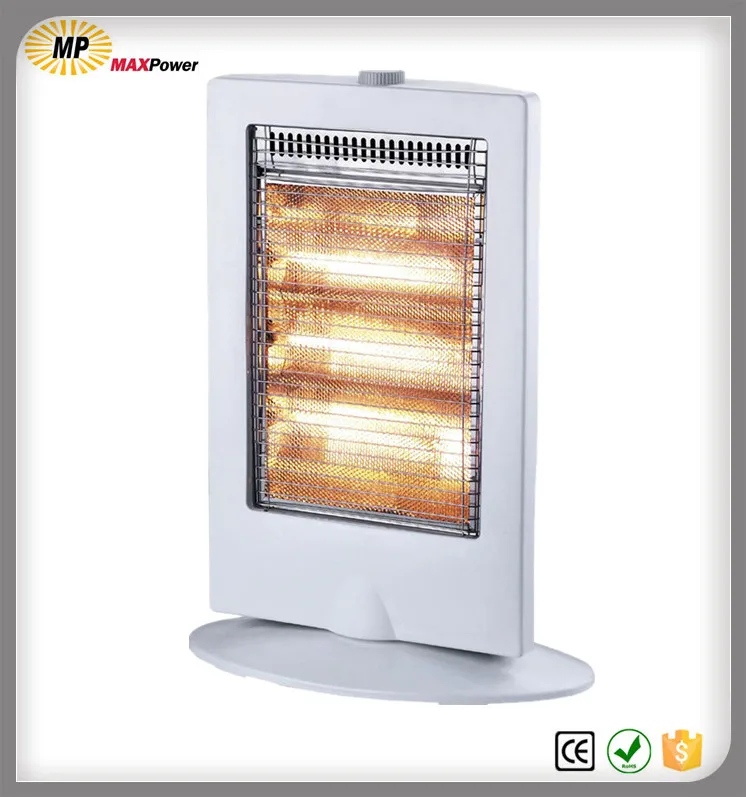 Tube Halogen heater with Tip-over Switch for EU market CE approval