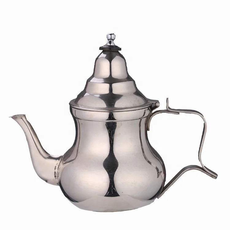 High Quality Morocco Style Stainless Steel Tea & Coffee Set Classic Gold Teapot Travel Home Kitchen Drinkware Metal Restaurants